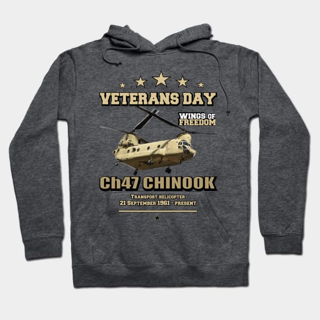 The great airplane CHINOOK CH47 Hoodie by comancha